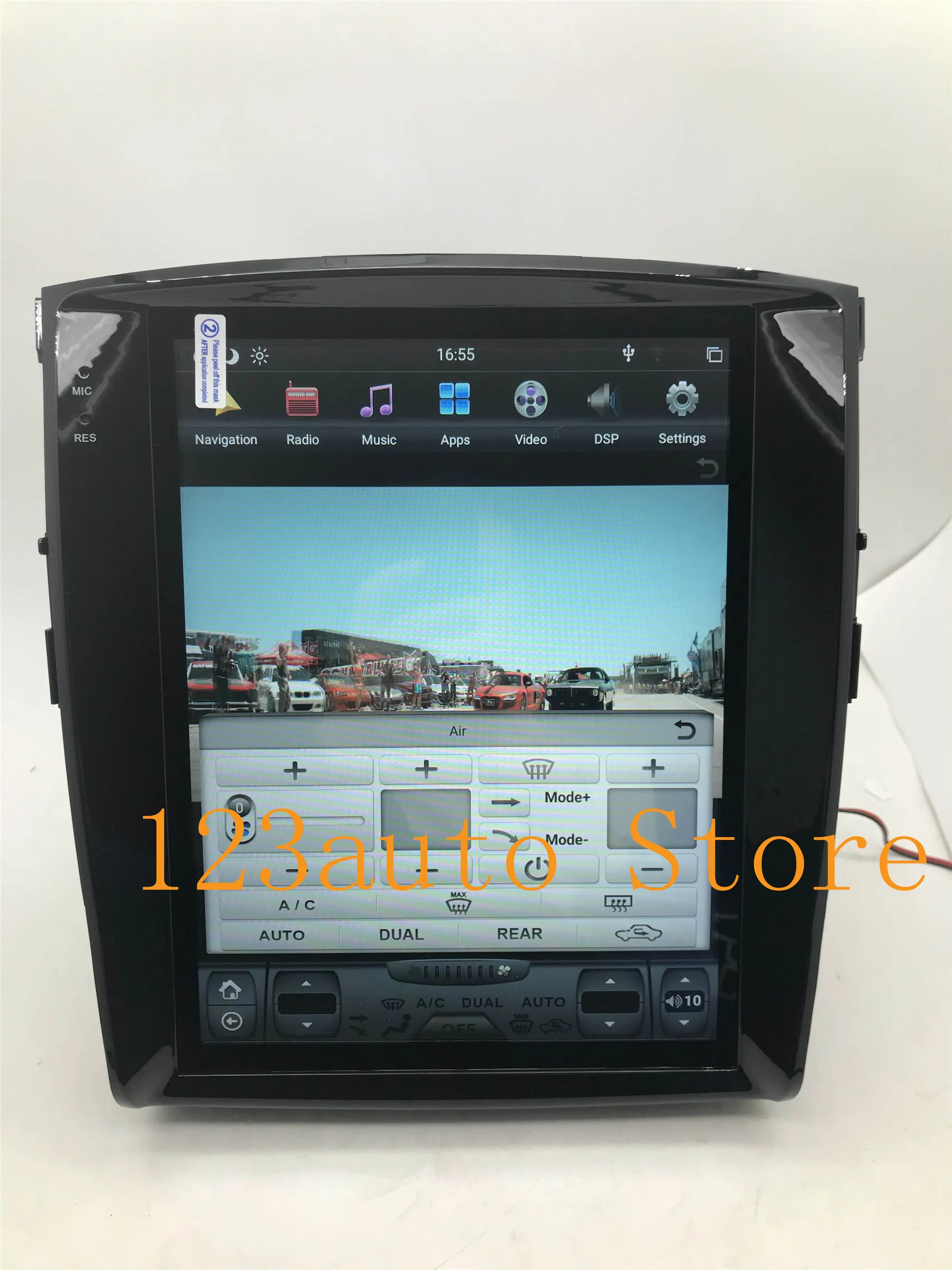 Автомобильный DVD плеер с GPS плеером 12 1 ''вертикальный экран Android 9 0 для MITSUBISHI PAJERO