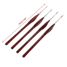 Профессиональный волчий волос детальный набор кистей для тонкой детализации художественной краски