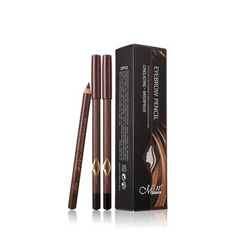 

Menow Durable Eyebrow Pencil 12pens/box Waterproof and Sweat Proof for Beginners for Black Brown Eyebrow Tint Eye Brow Pencil
