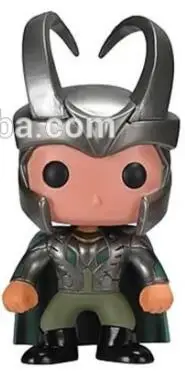 Marvel Loki Bobble-Head 10 см Виниловая кукла экшн-Фигурки игрушки | Игрушки и хобби