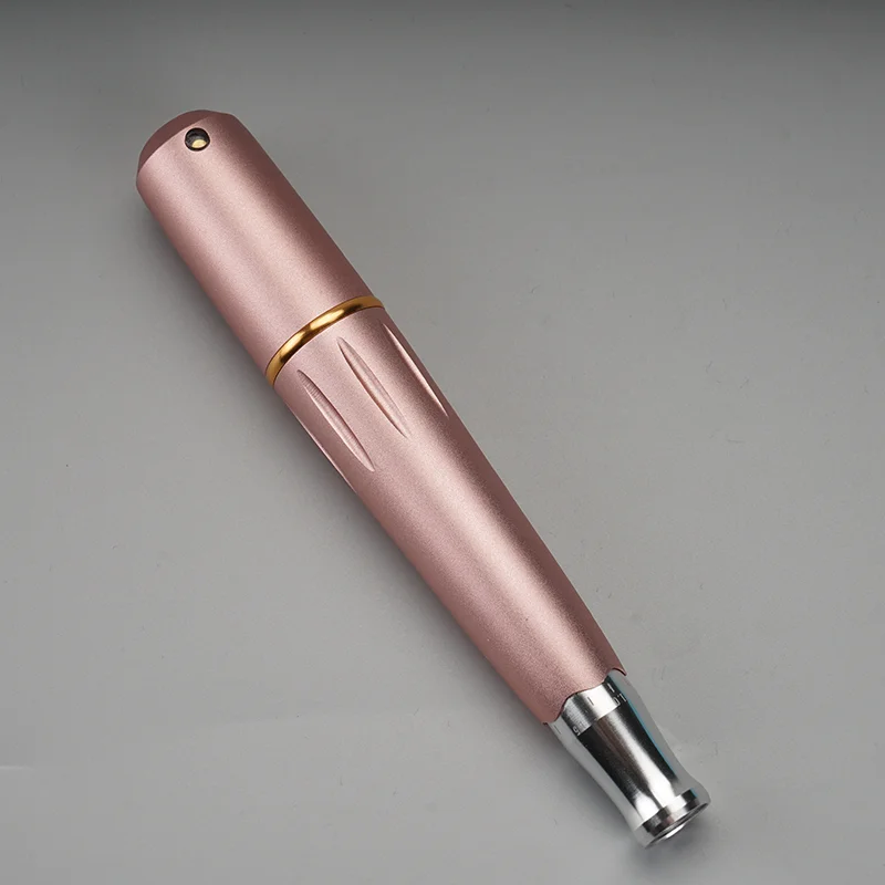 Дерма штамп терапия профессиональный комплект Татуировка пистолет ручка для мезотерапии микро naальд большая спиральная игла тату красота машина - Цвет: US plug pink