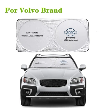 

Car Windshield Sunshade Logo Window Sun Cover Protection Auto Shade Emblem For Volvo Parasol Coche Sunlight Car Accessories