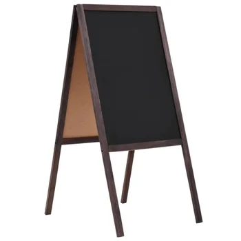 

[ES Warehouse] Standing double-sided board in cedar wood 40x60 cm , Free Shipping Spain Drop Shipping