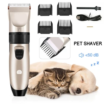 

Electric Pet Grooming Clippers Cordless Dog Hair Shaver Trimmer Kit Electrical Pets Hair Cut Machine for Pet Supplies