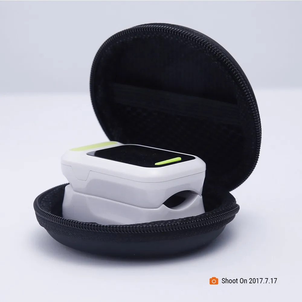 oximeter with bag Медицинское оборудование Helth Care monitor OLED пальцевой окислитель Пульсоксиметр SPO2 Частота сердцебиения кислорода в крови - Цвет: oximeter with bag