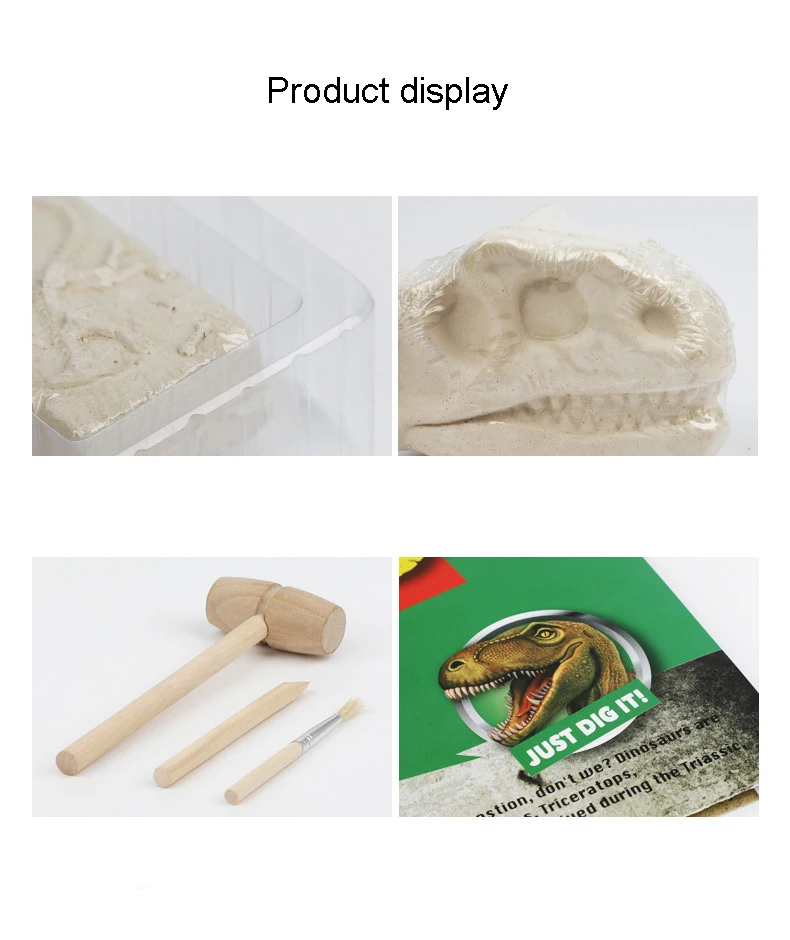 Educativos para Crianças Dinossauro Jurássico Escavação Arqueológica Crianças Brinquedos Modelo Faça Você Mesmo Aniversário Entrega Gratuita 5-em-1 5 High Quality Brinquedos e hobbies
