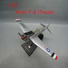 1/72 skala T-6 (Texan) Diecast samolot Model samolotu LT-6G trener Alloy statyczny wyświetlacz kolekcja dorosłych Mini zabawki chłopcy