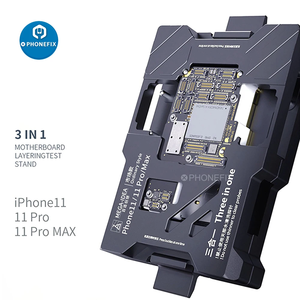 US $85.00 QIANLI MEGAIDEA Motherboard Fixture iSocket Jig for iPhone 1111ProMax Logic Board Fast Testing Fixture for Mainboard Repair