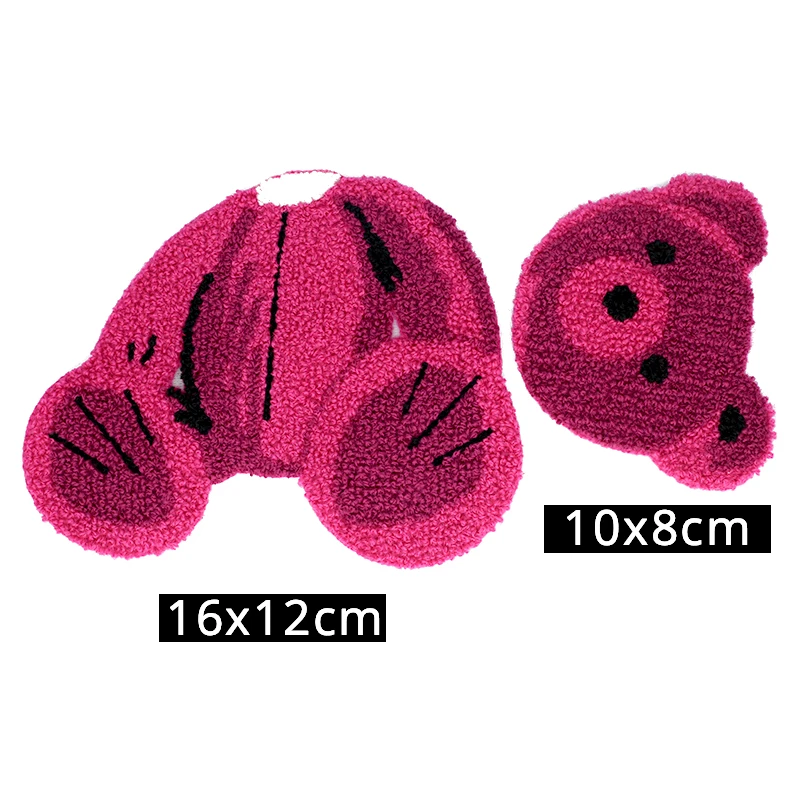 Брендовые нашивки с медведем для Бейджи для одежды вышитые наклейки аппликация для пришивания на одежду Детский свитер Одежда патч Большой