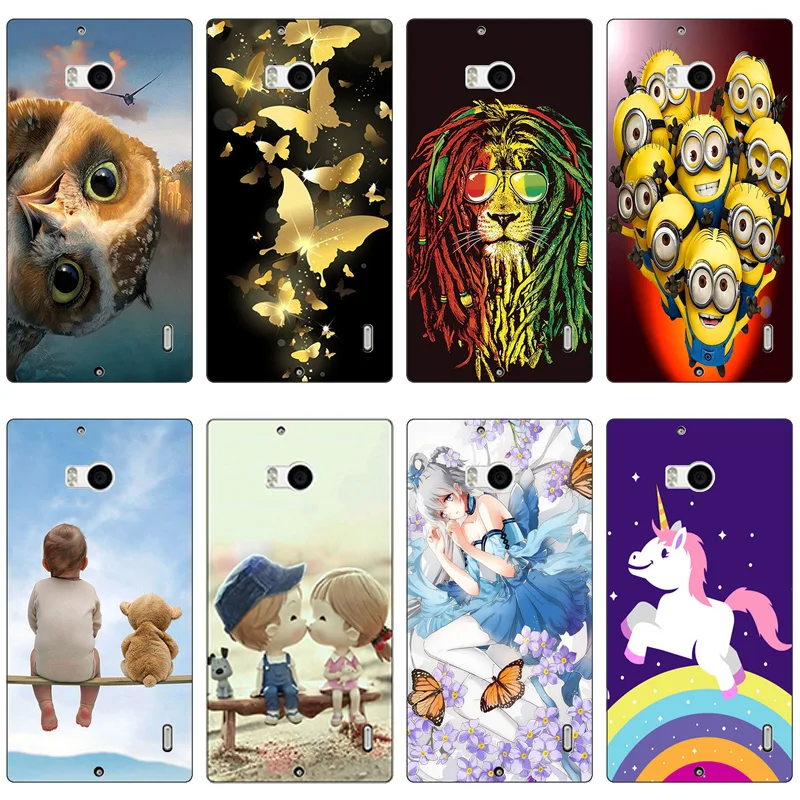 Силиконовый чехол для телефона с принтом Nokia Lumia 930 929 чехлы из мягкого ТПУ задняя