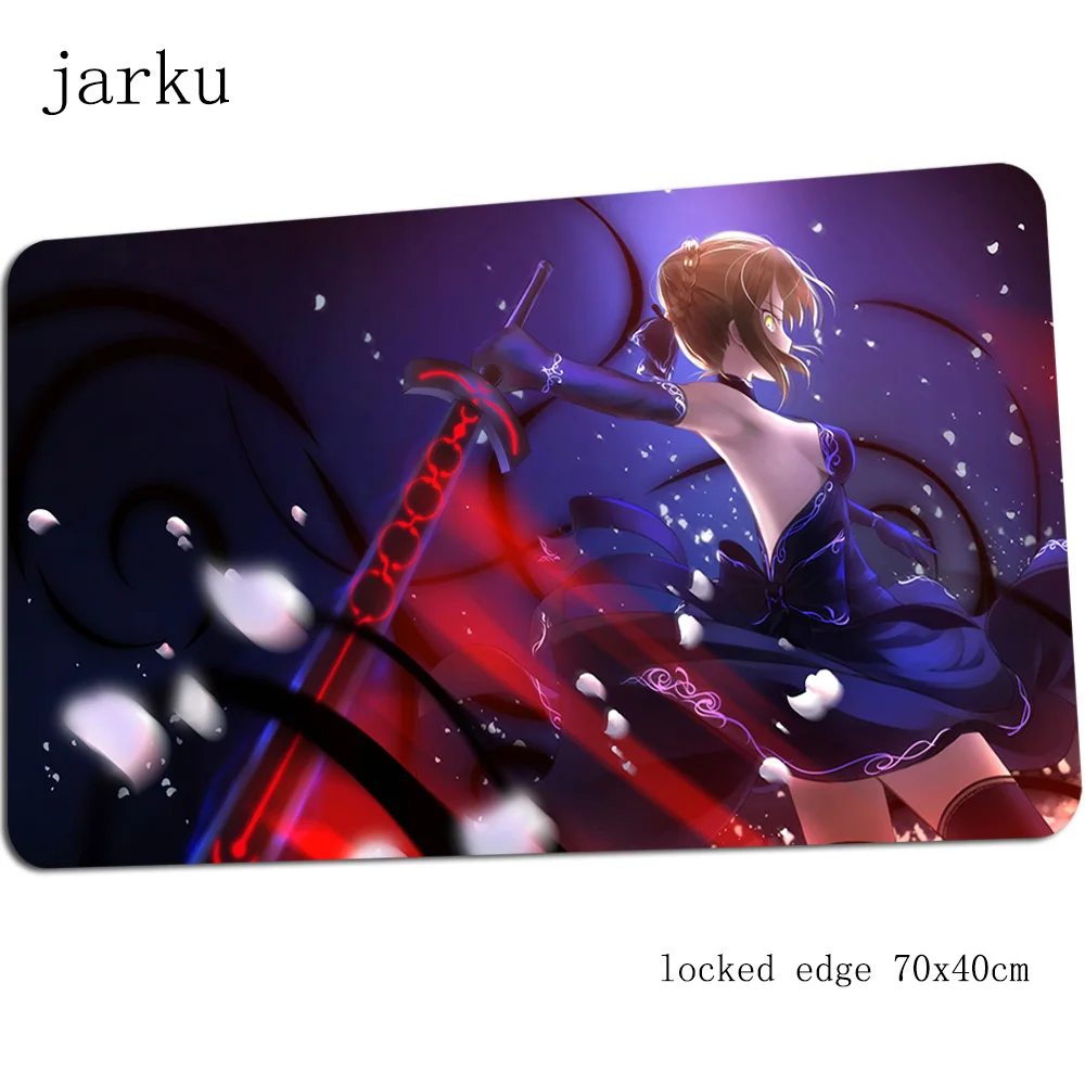 Фигурка fate mousepad 700x400x3 мм настраиваемая компьютерная мышь игровой мат геймпад толстый игровой коврик для мыши офисный padmouse