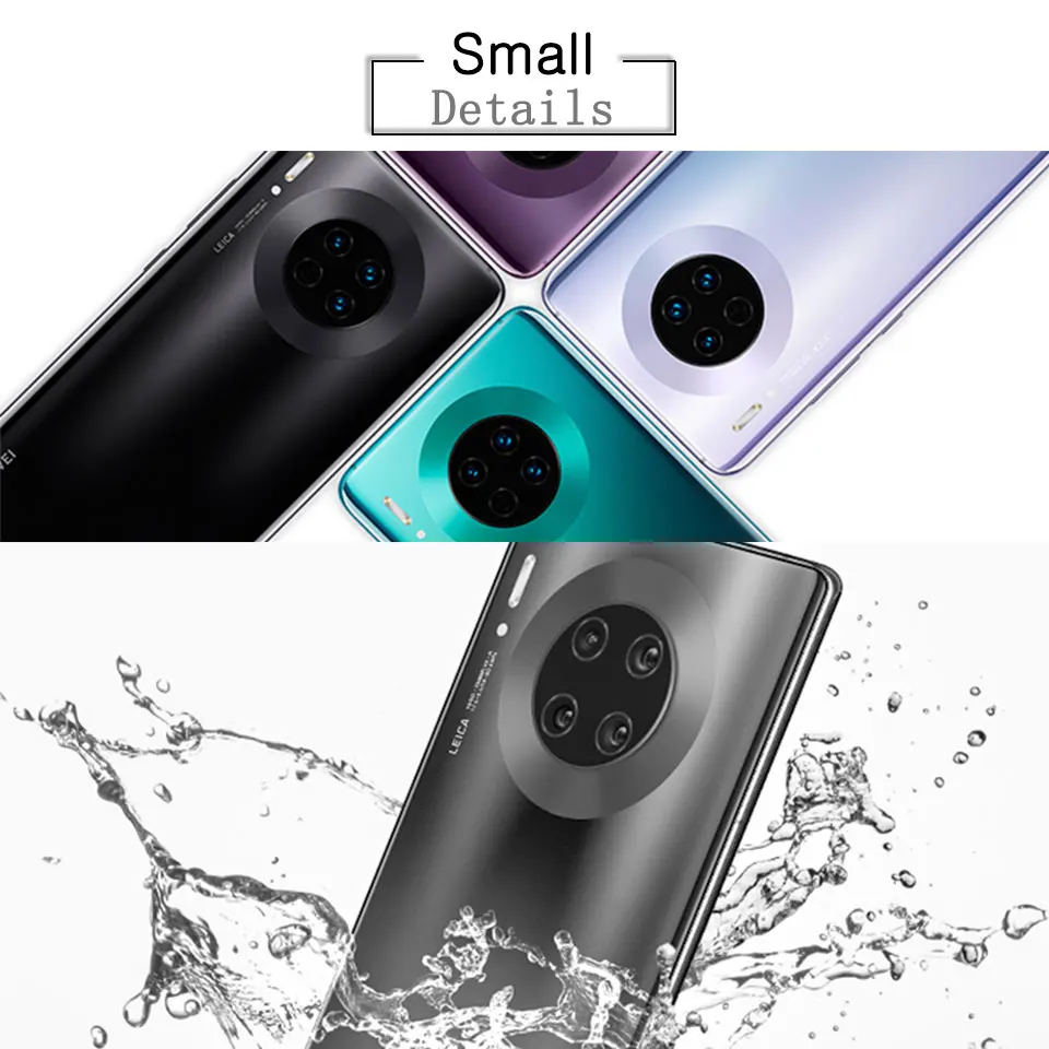 Чехол для задней крышки mate 30 pro для huawei mate 30/mate 30 Pro, чехол для задней стеклянной двери с объективом