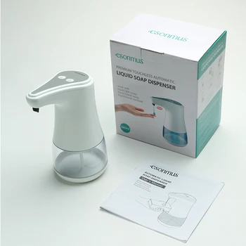 

Automatic Liquid Soap Dispenser Touchless Hands-free Infrared Motion Sensor Adjustable Dish Liquid Dispensing for Bathroom