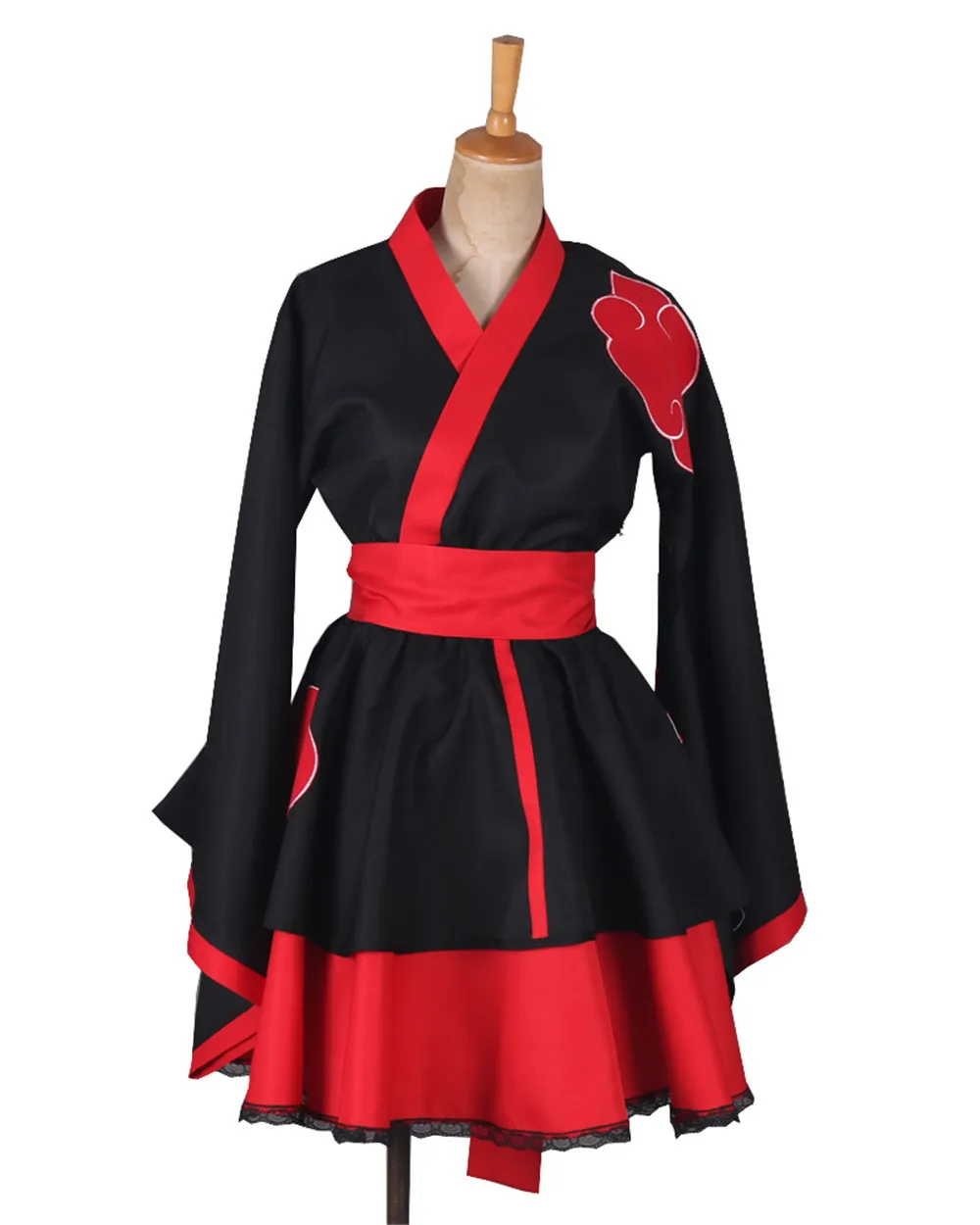 

Naruto: Shippuden Akatsuki Costumes NARUTO Sasuke lolita Skirts Lolita kimono dress anime Cosplay Halloween party uniform