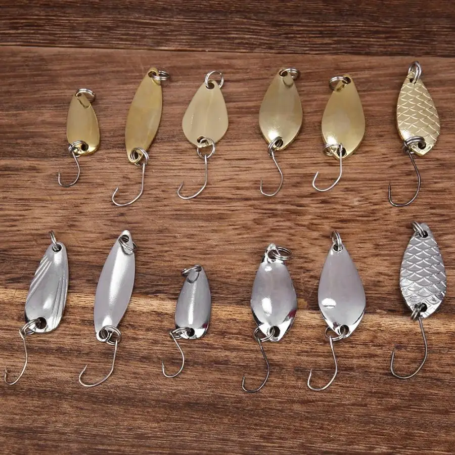 Crankbait 12 шт./кор. с металлической фурнитурой жесткие приманки искусственные рыболовные приманки с рыболовный крючок инструмент рыболовные снасти аксессуары рыболовные принадлежности