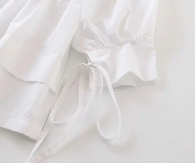 Винтажные Стильные топы оверсайз с галстуком-бабочкой женские блузки Модные свободные рубашки с рукавом три четверти повседневные блузы Mujer