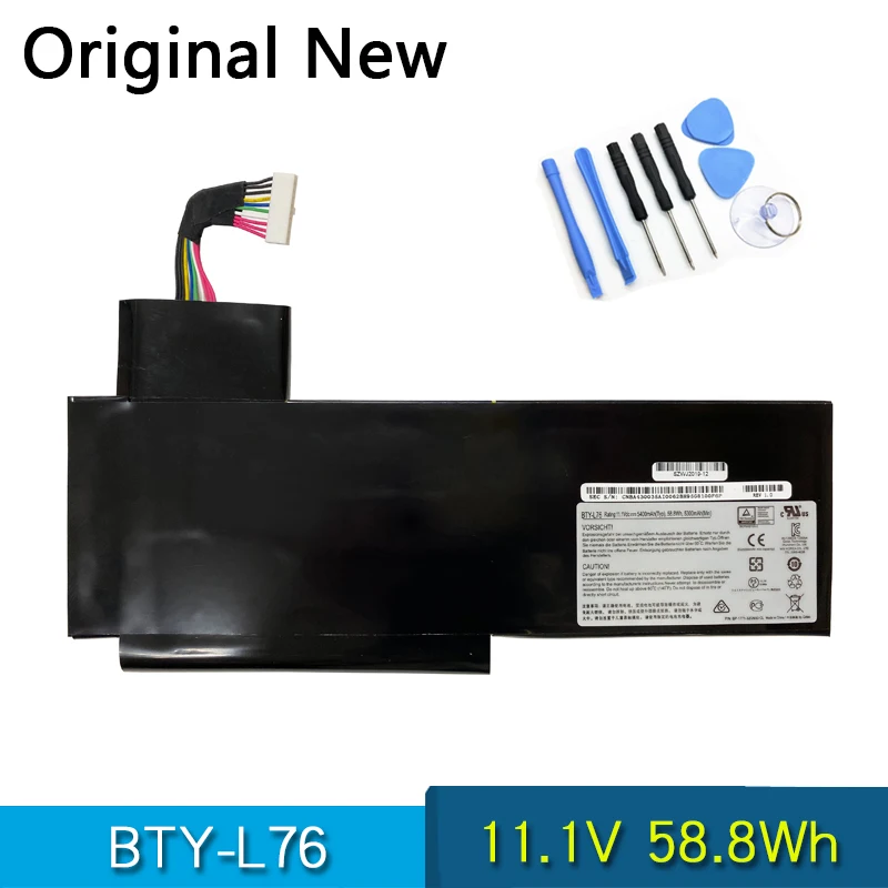 

NEW Original BTY-L76 Laptop Battery For MSI GS70 2OD 2PC 2PE 2QC 2QD 2QE GS72 MS-1771 1772 1773 1774 MEDION X7613 X7615 MD98802