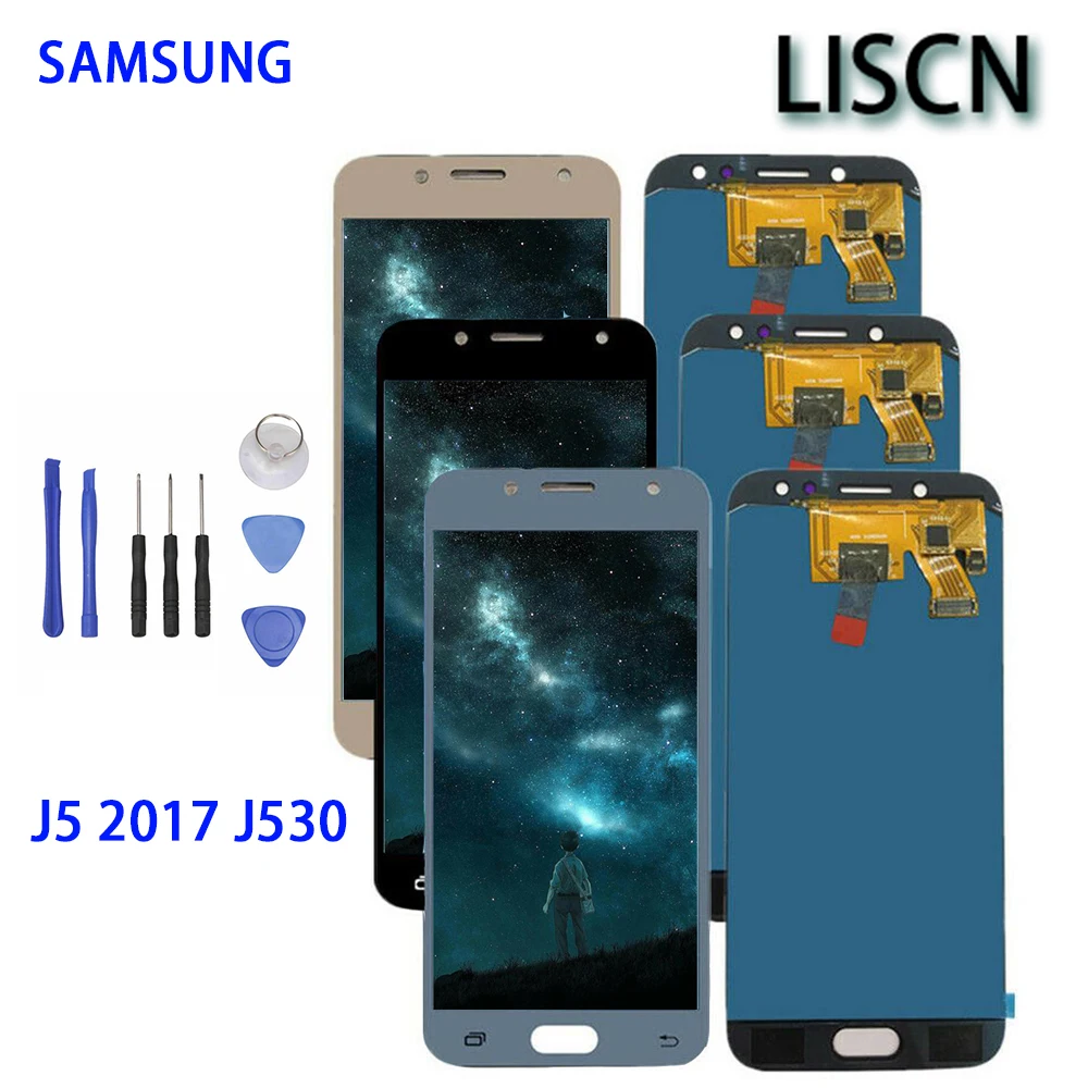

For Samsung Galaxy Super ORIGINAL J5 2017 J530 J530F LCD Display Touch Screen Digitizer lcd J5 2017 J5 Replacement Assembly