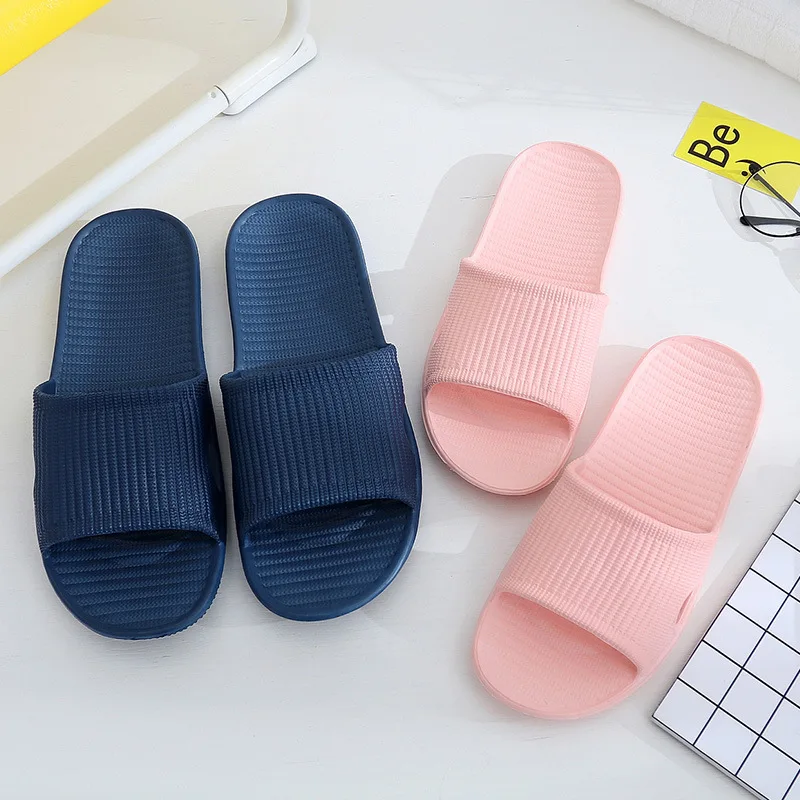 Buena Compra Pantuflas de Interior para el hogar para mujer, chanclas antideslizantes de baño, zapatos planos familiares, sandalias de Hotel 8bWZwAG9aob