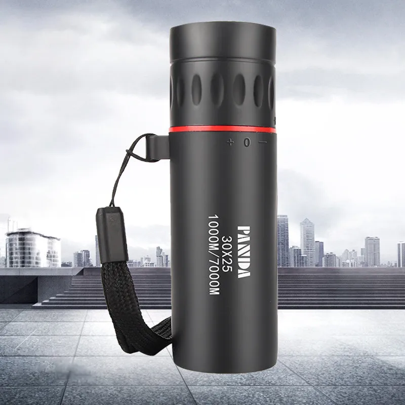 HD 30x25 Monocular Telescope binoculars Zooming Focus Green Film Optical Hunting High Quality Tourism Scope