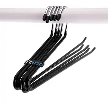

Trouser Hanger 20PCS Open End Pants Slack Trousers Hangers Space Saving Non Slip Dryer Household Organiser for Clothes Towels