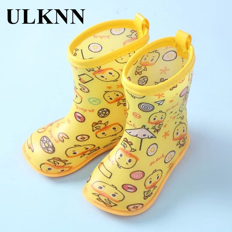 yellow duck rain boots