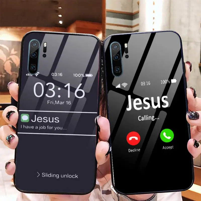

Faith Christian Religious Jesus Luxury Phone Case For Huawei Honor 7A 8X 9 10 v10 P30 20 9 10 Pro Plus Lite mate 10 20 pro