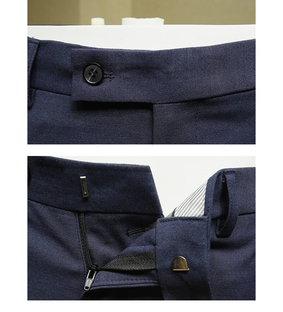 men long formal pants young man autumn winter blue suit pants office trousers mens dress pants slim dress pant for men plus size
