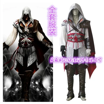 

Game characters Ezio Auditore Cosplay Costume Kids Men clothes sets ezio enfant Halloween costume Cosplay Ezio Auditore shoes