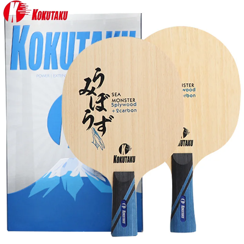 KOKUTAKUSeaMonsterCarbonTableTennisBlade5Plywood2CarbonPing