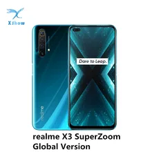 Realme X3 SuperZoom Global Version 8GB 128GB 60X Super Zoom Snapdragon 855+ 120Hz Display 64MP Quad Camera UFS 3.0 30W Charger