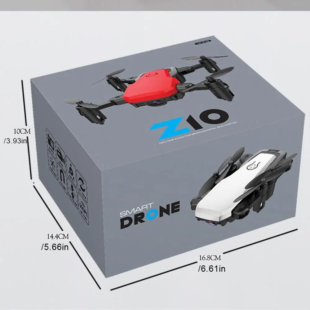 Квадрокоптер мини-Дрон с воздушной камерой HD складной Дрон WiFi передача в реальном времени четырехосный самолет без слота для карт