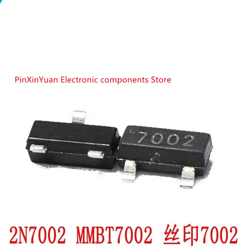 50 шт./лот Новый 2N7002 MMBT7002 SOT-23 60 в/340 мА n-канальный полевой транзистор в наличии |