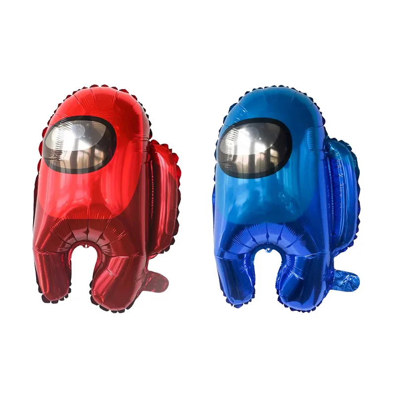 55X43Cm rojo entre los Globos de papel de aluminio para fiesta de cumpleaños nosotros niño niños decoraciones para fiesta de cumpleaños bebé ducha Globos de aire suministros