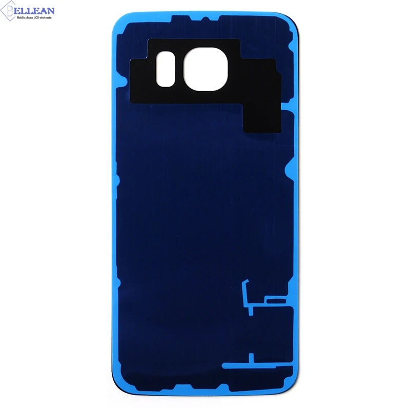 1 шт. Catteny G920 Задняя стеклянная крышка чехол для Samsung Galaxy S6 G920 G920F батарея стекло объектив задняя крышка Задняя Дверь Корпус+ наклейка