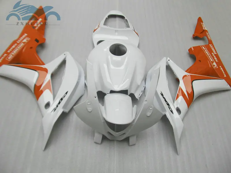 Высококачественный Комплект обтекателя впрыска, пригодный для Honda CBR600RR 2007 2008 CBR 600RR 07 08 красный белый гоночная обтекаемая форма комплекты деталей XF21