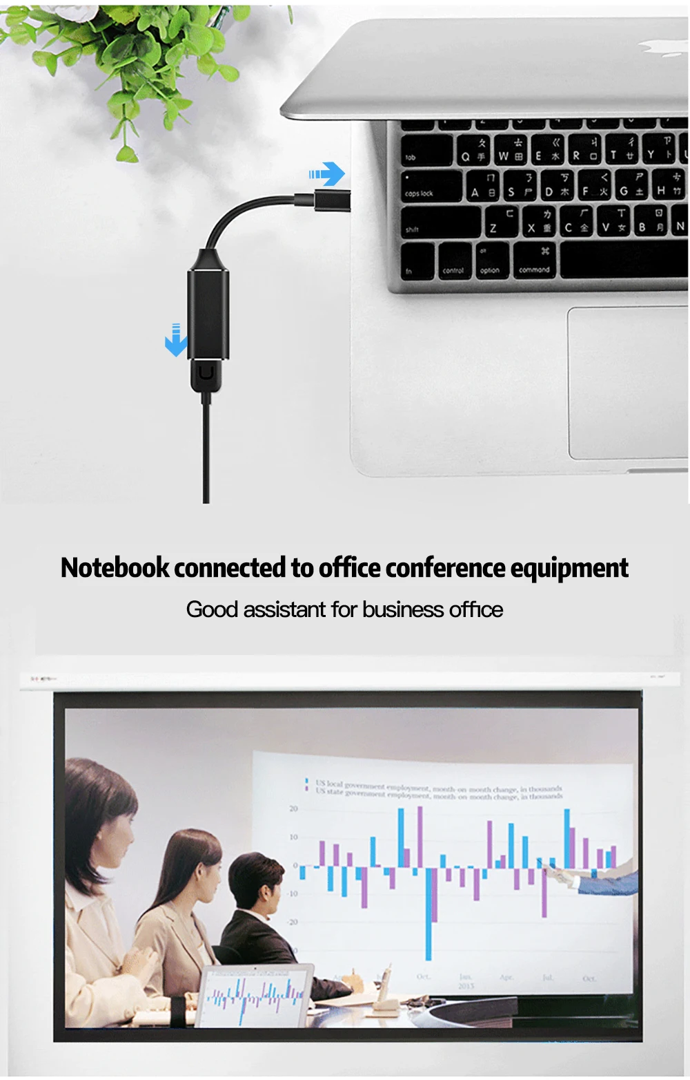 Usb type C к HDMI кабель адаптер 4K30Hz USB 3,1 к HDMI адаптер конвертер «Папа-мама» для MacBook2016 Matebook X tv