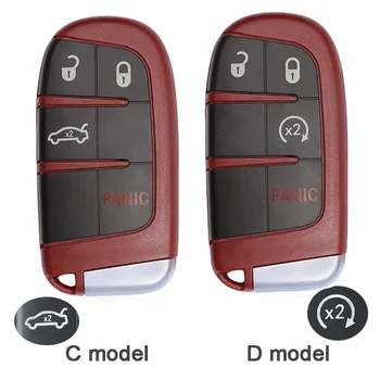 Keyforkess per Dodge Challenger caricatore Dart Durango, per Chrysler 300 sostituzione 2 2 1 3/ 3 1 4/ 4 1 5 pulsanti telecomando Shell Fob - KEYECU per Dodge Challenger caricatore Dart Durango per Chrysler 300 sostituzione 2 2 1 3
