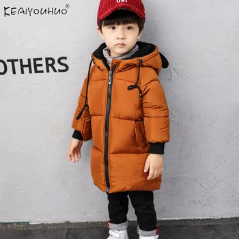 

2018 Boys Jackets Winter Cotton Baby Boy Jacket For Toddler Coats Kids Outerwear Children Hooded Coat For Boy Of 2 3 4 5 6 Years