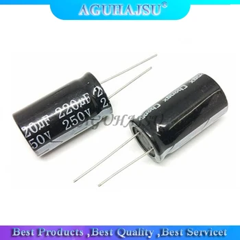 

5PCS 250v220uf 220uf250v 18*32 250v 220uf 18x32 Electro Electrolytic capacitor