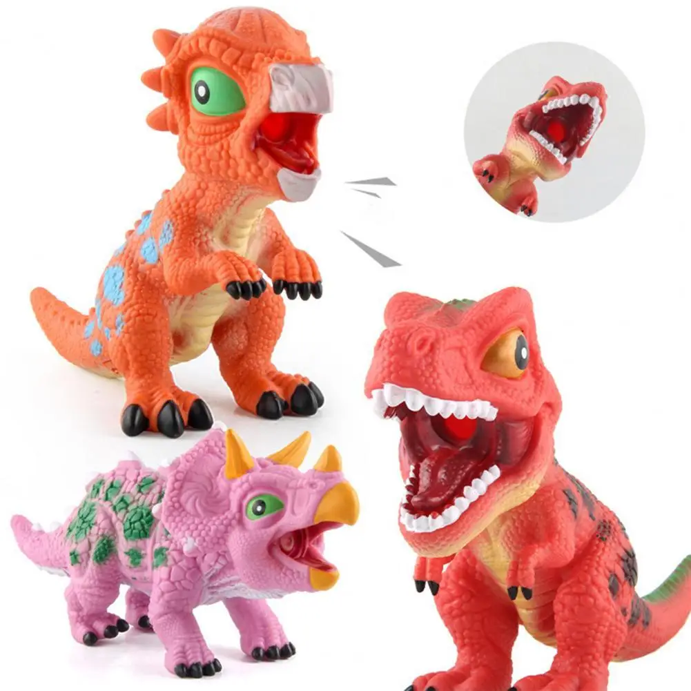Имитация Динозавра, игрушка, моющиеся полиэтиленовые мягкие модели динозавров для детей, подарки, украшения