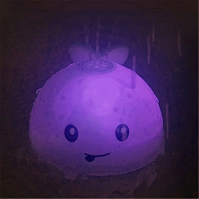 Baby Light Up Bath Tub Toys Whale Water Sprinkler Pool Toys for Toddlers Infants Whale Water Sprinkler Pool Toy 6