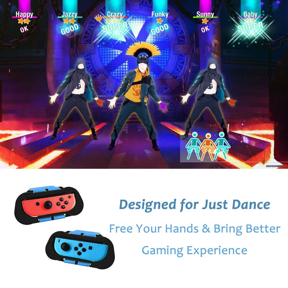 Ремешок для Nintendo Switch Joy Con регулируемый браслет с нейлоновой застежкой совместим