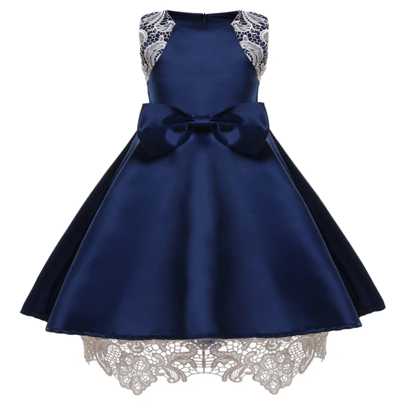Официальная детская одежда летнее платье-пачка принцессы с бантом для девочек Рождественские вечерние платья для маленьких девочек от 3 до 8 лет, одежда на заказ
