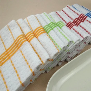 

12pcs Small Dishcloth Tableware Cleaning Cloths Kitchen Swab Kitchen Towel Cotton Super Absorbent 30x30cm 11.8"x11.8"