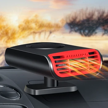 

Car Heater 150W 12V Mini Car Electric Fan Heater Heating Windshield Defroster Demister Car Heating Defroster