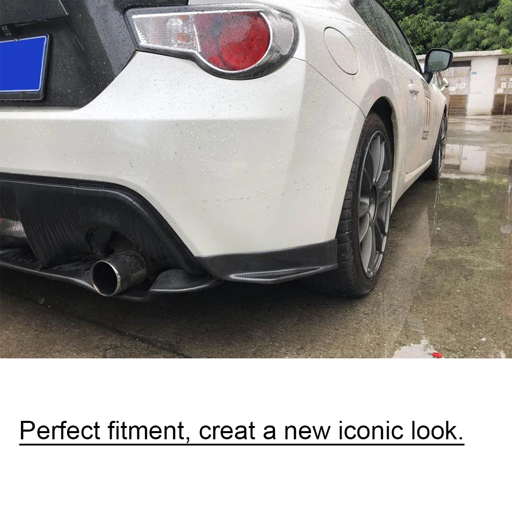 Carbon Fiber Front Bumper Lip Splitters for Subabu BRZ Base TS Sport-tech Limited Premium 2 Door Coupe