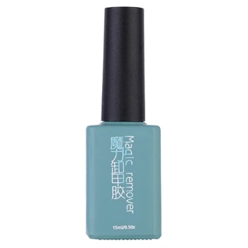

Nail Polish Remover, Fast Burst Crack Nail Art Polish Gel Magic Soak Off Remover, Nail Manicure Cleaning Liquid 15Ml