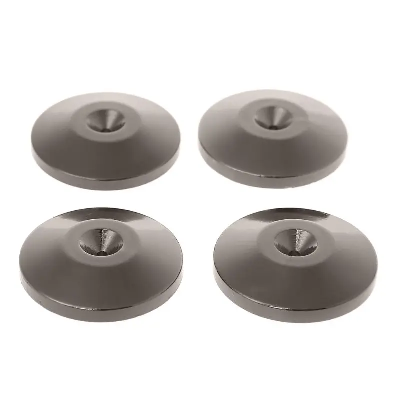 

4 Pcs Isolation Spike Stand Feet Pad Speaker Amplifier Nickel Plated Cone Base