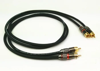 

Audiocrast Series 100 HIFI amp audio cable RCA interconnect cable copper audio grade hifi cable rca size 0.5m 1m 1.5m 2m